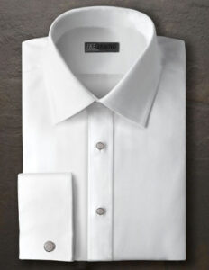 Groom White Tuxedo Shirt