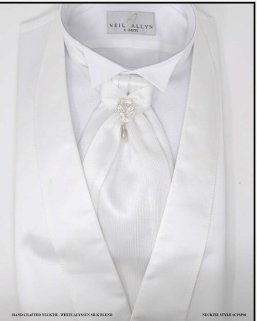 Groom white tie