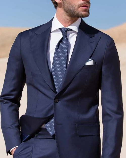 Men's Blue Suit Miami