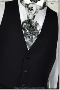Silver Gray Cravat Ties