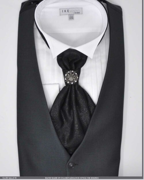 Black Cravat Tie