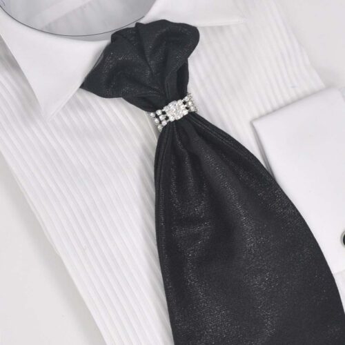 Black Cravat Tie