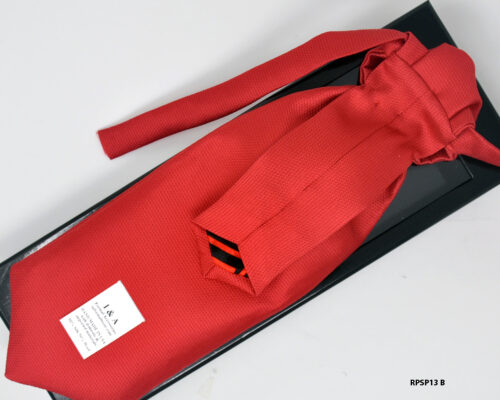 Silk Red Cravat Tie