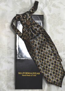 Wedding Groom's Ascot Tie